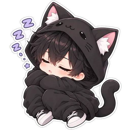 Sticker Niko Dormido