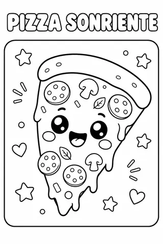 Pizza sonriente