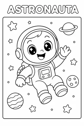 Astronauta flotando